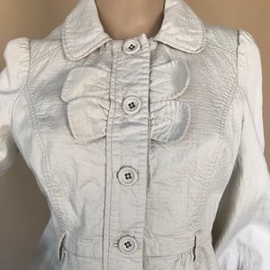 Anthropologie jacket with bell sleeves